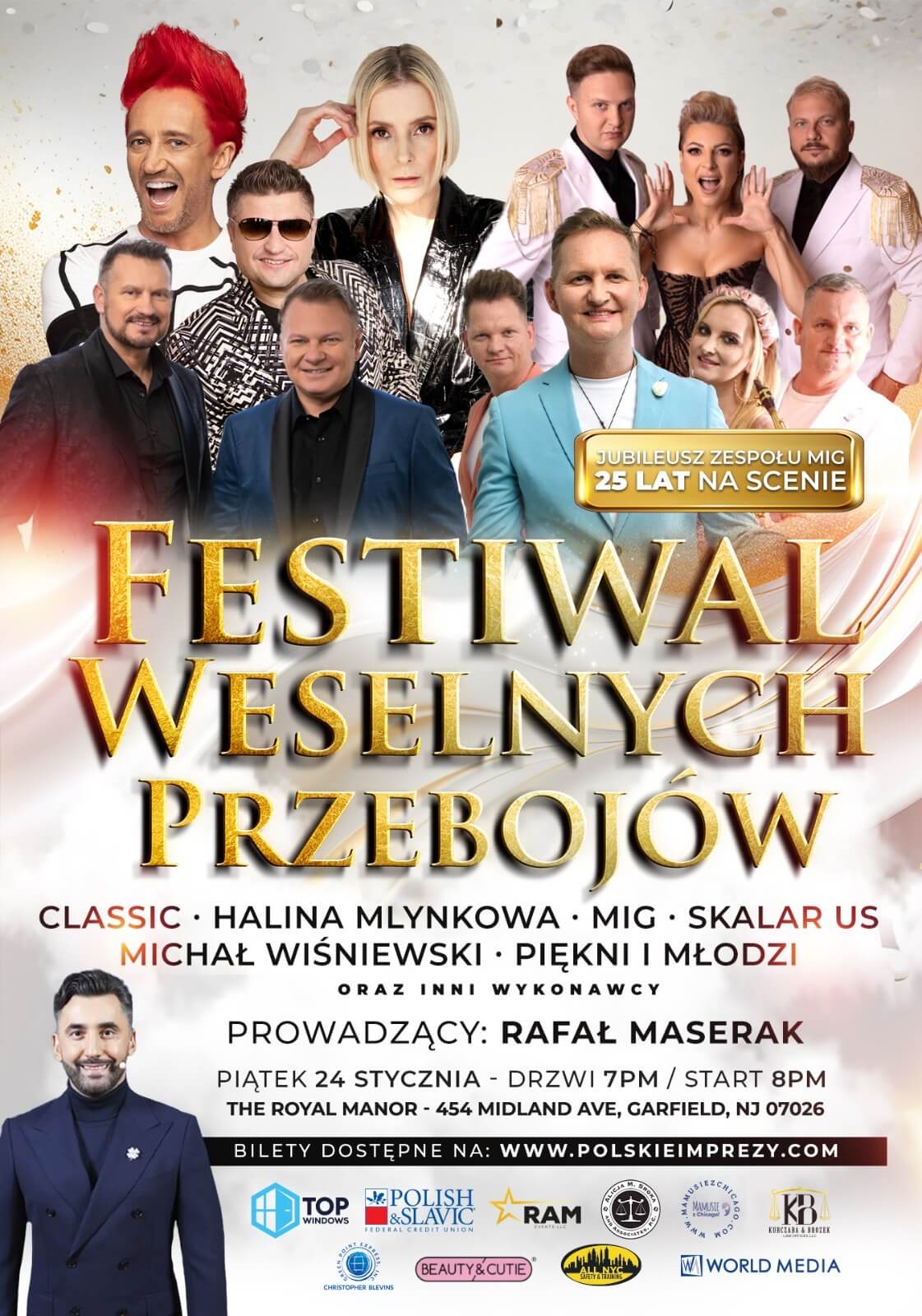 Festiwal Weselnych Przebojów - Garfield, NJ - Polskie Imprezy w USA